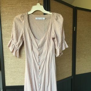 Christy Dawn Lennon Dress in Mauve Dot